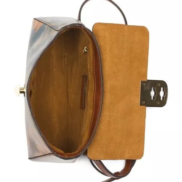 PATRICIA NASH Leather Carisbrooke Satchel with a Crossbody StrapMarigold Harvest - Picture 4 of 4